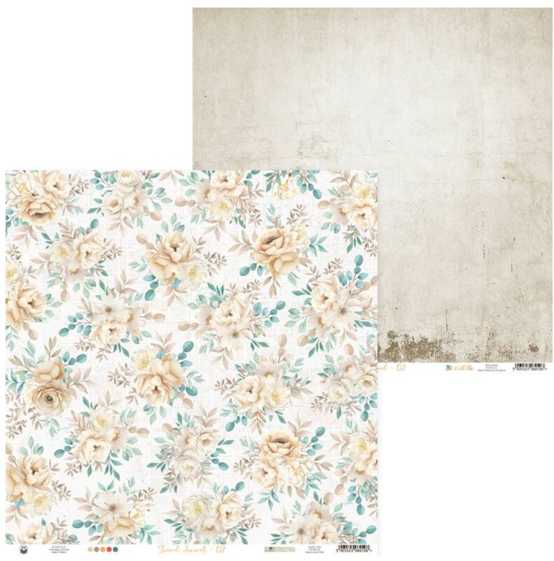 Scrapbookové oboustranně potištěné papíry P13 12x12" Travel Journal - sada 12 listů