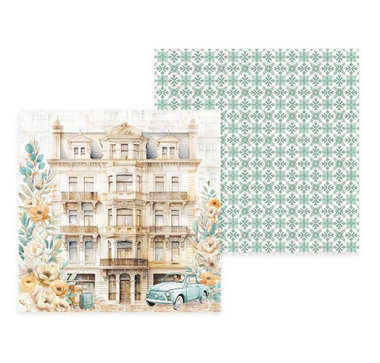 Scrapbookové oboustranně potištěné papíry P13 6x6" Travel Journal - sada 24 listů