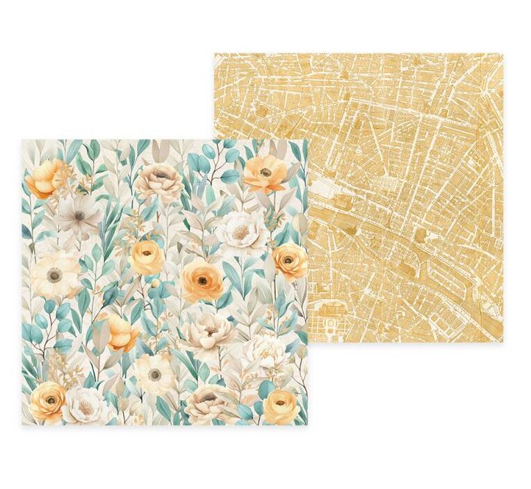 Scrapbookové oboustranně potištěné papíry P13 6x6" Travel Journal - sada 24 listů