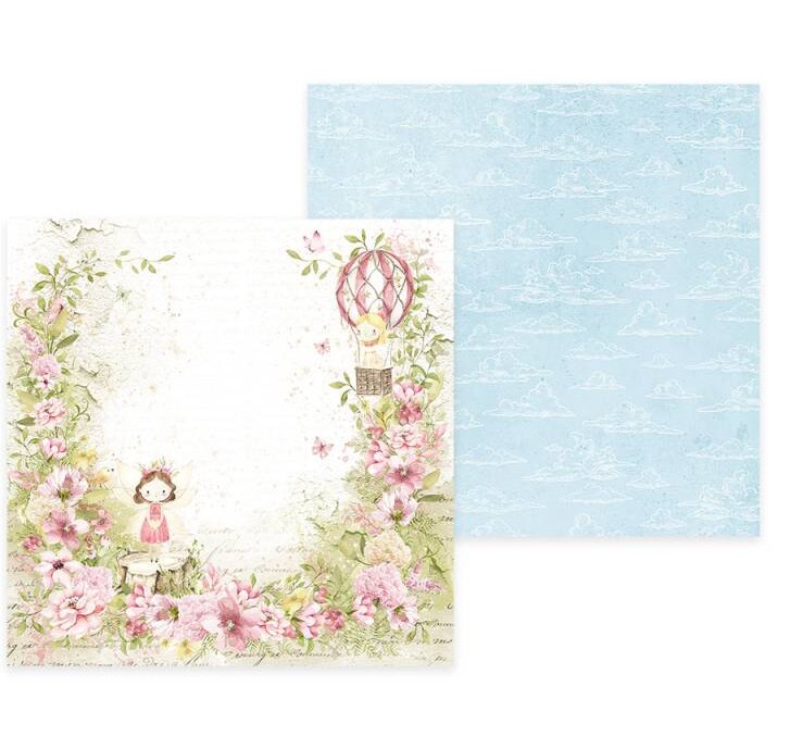Scrapbookové oboustranně potištěné papíry P13 6x6" Believe in fairies - sada 24 listů