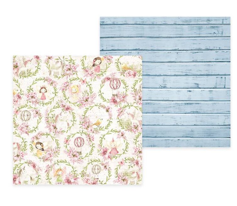 Scrapbookové oboustranně potištěné papíry P13 6x6" Believe in fairies - sada 24 listů