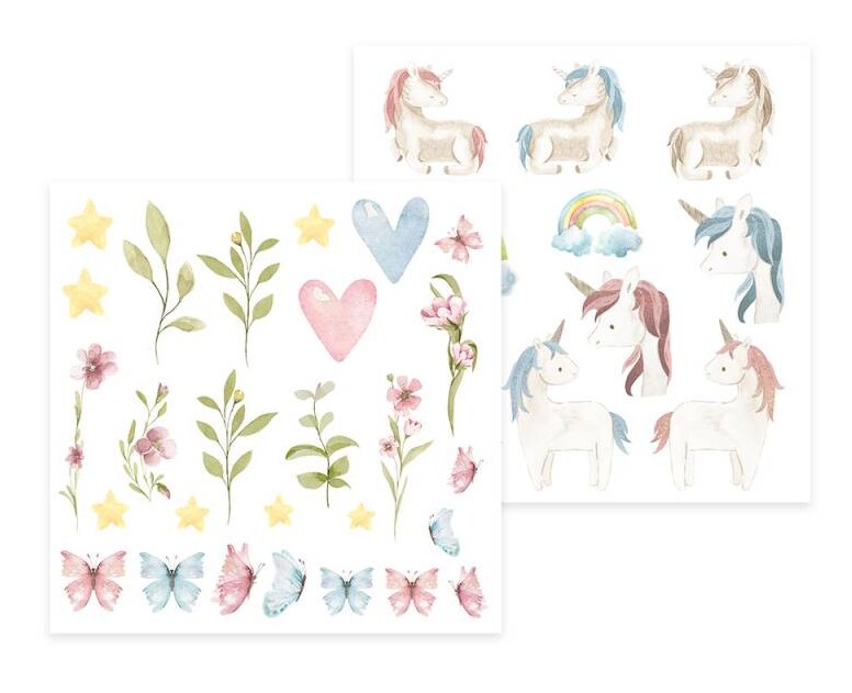 Scrapbookové oboustranně potištěné papíry P13 6x6" Believe in fairies - sada 24 listů