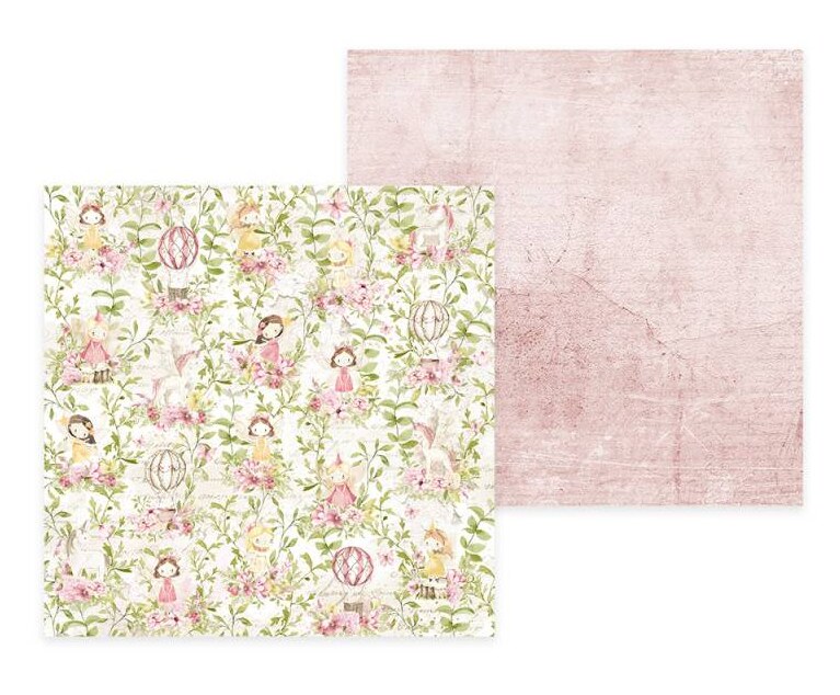 Scrapbookové oboustranně potištěné papíry P13 6x6" Believe in fairies - sada 24 listů