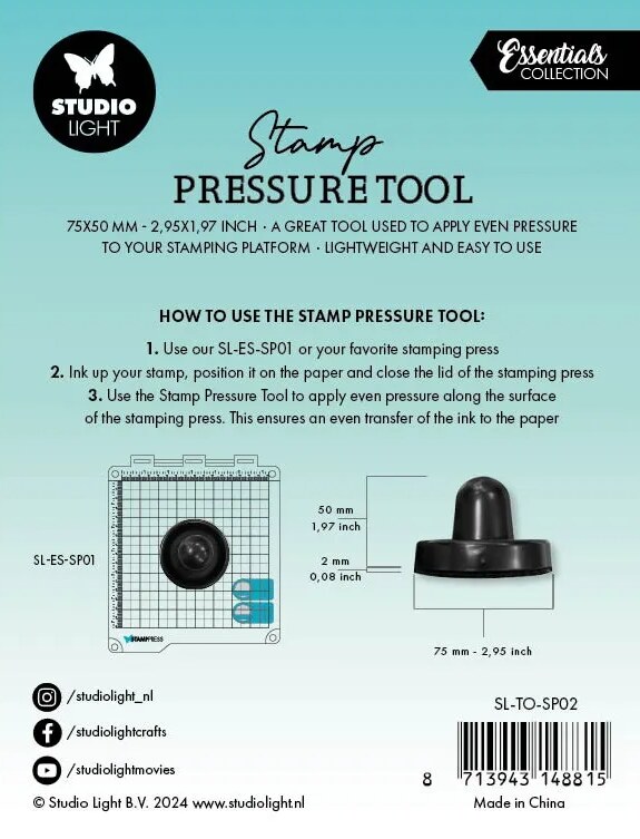 Přítlačný nástroj na razítkování Studio Light - 1 ks