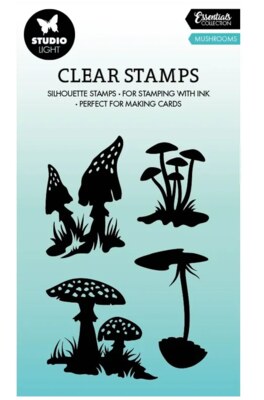 Razítka Studio Light - houby - sada 4 ks