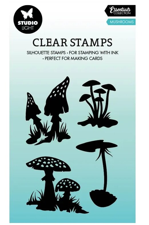 Razítka Studio Light - houby - sada 4 ks