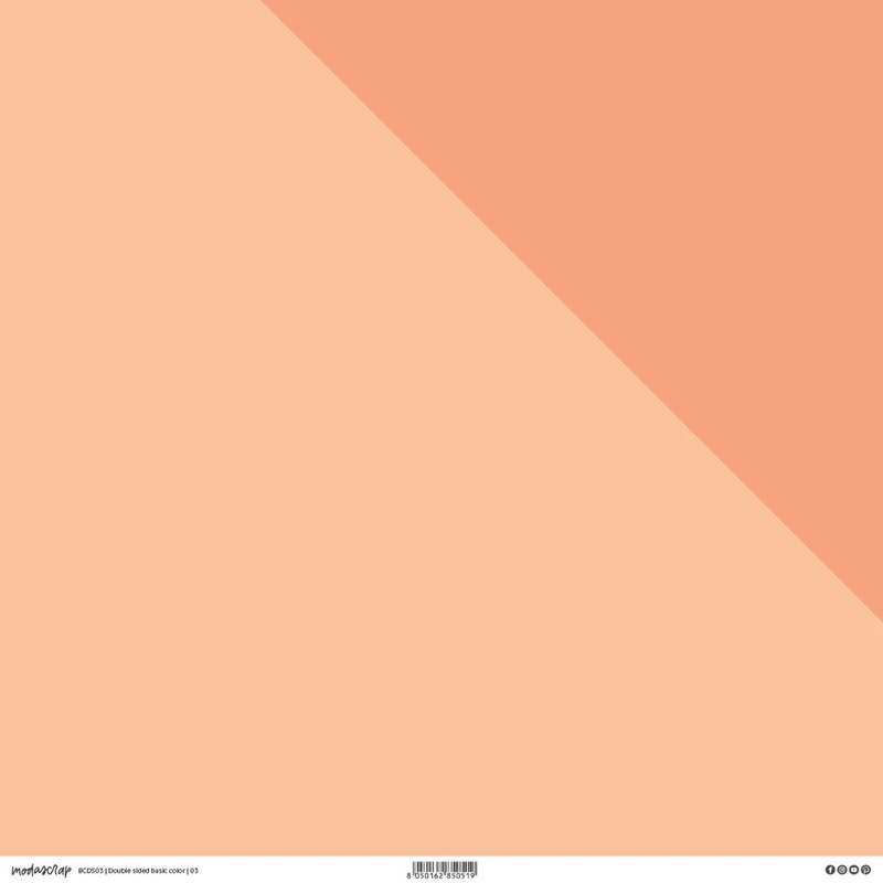 Oboustranný papír tón v tónu MODA SCRAP 12x12" - 03 - 1 list