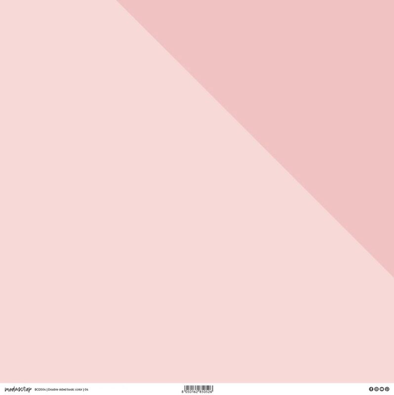 Oboustranný papír tón v tónu MODA SCRAP 12x12" - 04 - 1 list