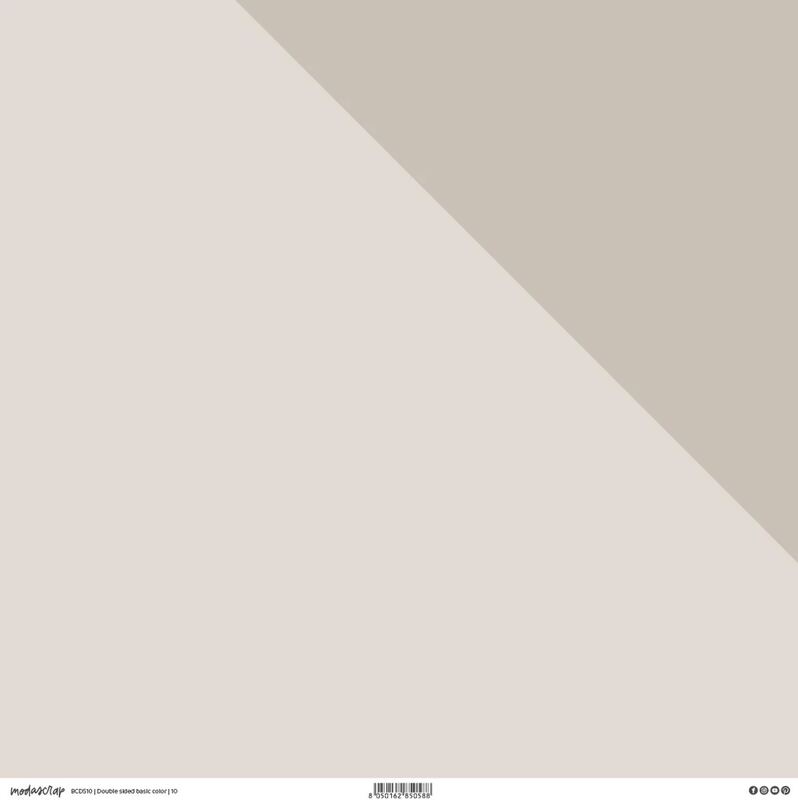 Oboustranný papír tón v tónu MODA SCRAP 12x12" - 10 - 1 list