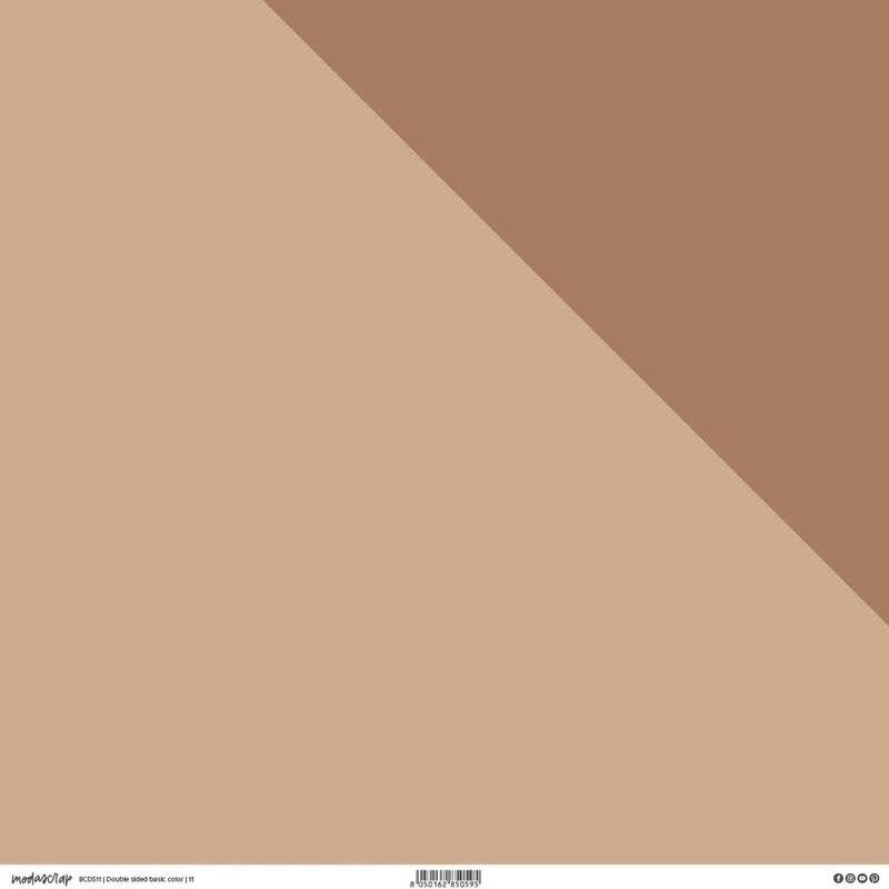 Oboustranný papír tón v tónu MODA SCRAP 12x12" - 11 - 1 list