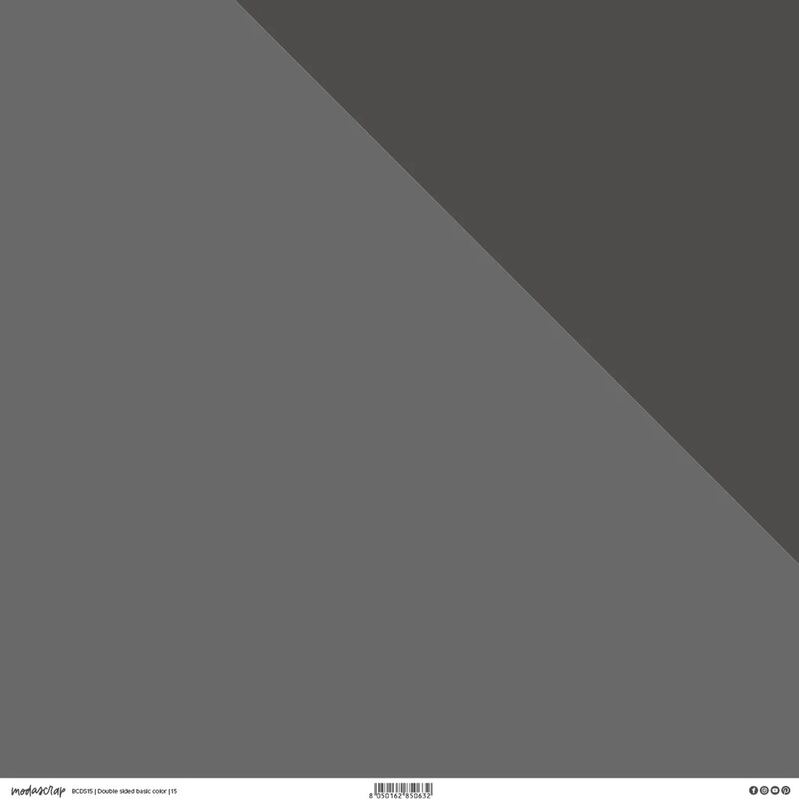 Oboustranný papír tón v tónu MODA SCRAP 12x12" - 15 - 1 list