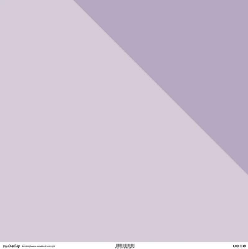 Oboustranný papír tón v tónu MODA SCRAP 12x12" - 16 - 1 list