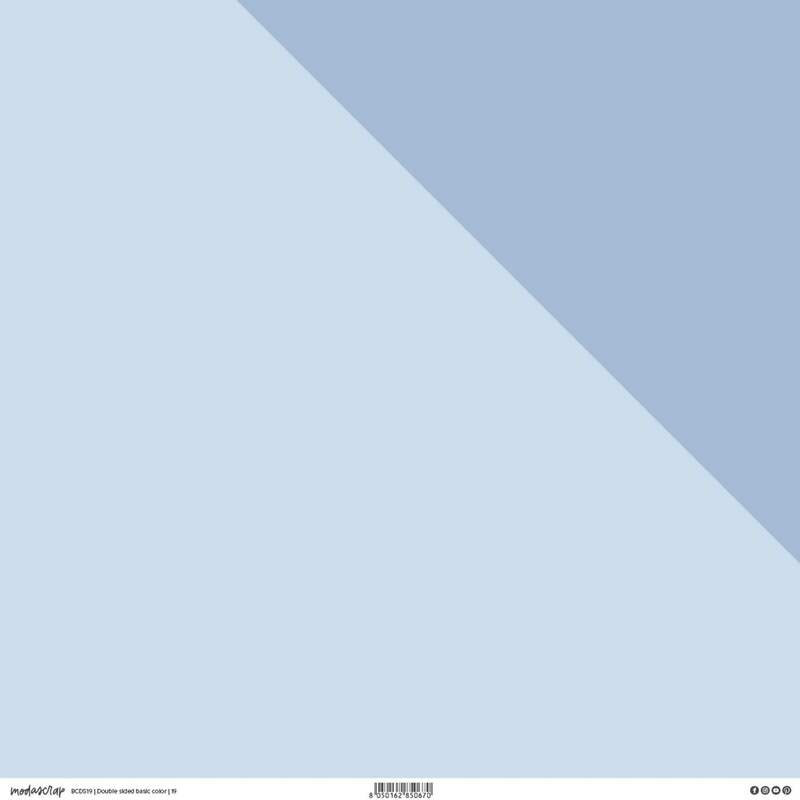 Oboustranný papír tón v tónu MODA SCRAP 12x12" - 19 - 1 list