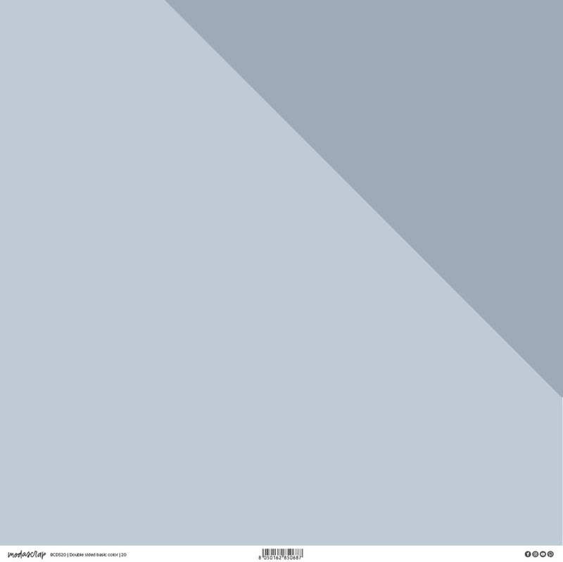 Oboustranný papír tón v tónu MODA SCRAP 12x12" - 20 - 1 list