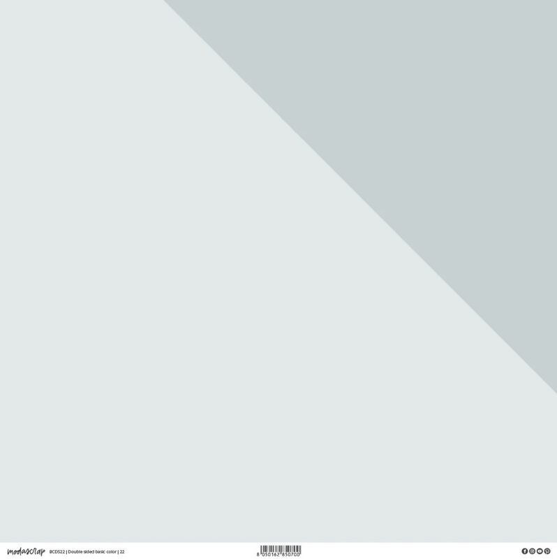 Oboustranný papír tón v tónu MODA SCRAP 12x12" - 22 - 1 list