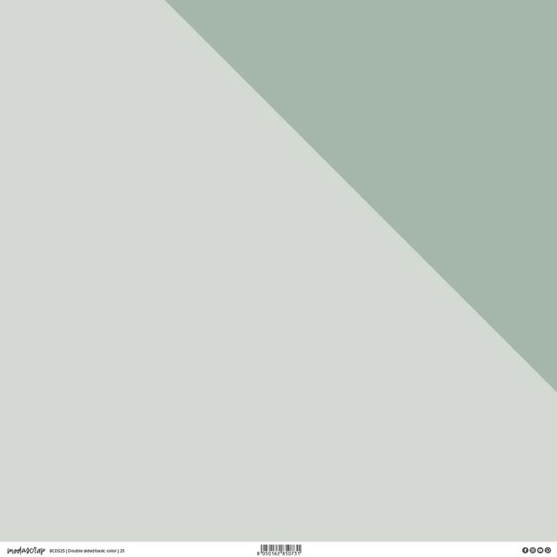 Oboustranný papír tón v tónu MODA SCRAP 12x12" - 25 - 1 list