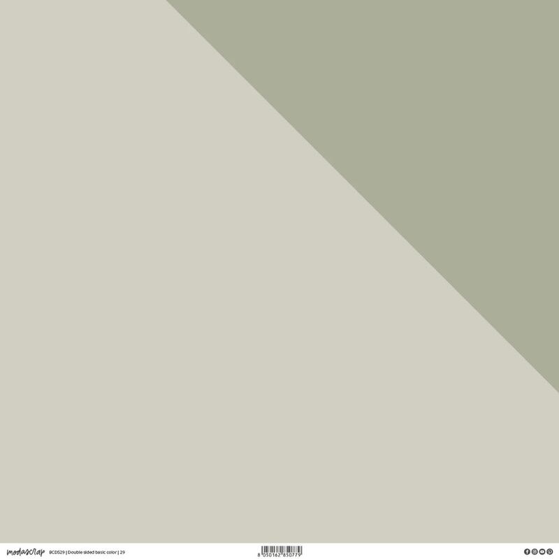 Oboustranný papír tón v tónu MODA SCRAP 12x12" - 29 - 1 list