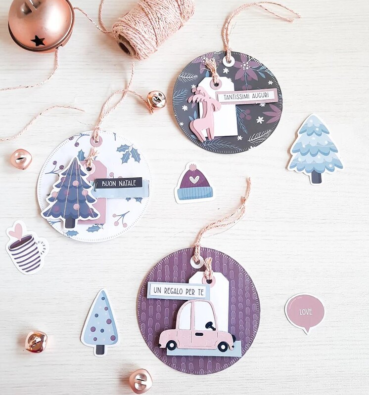 Vyřezávací šablony MODA SCRAP - Fluffy Xmas - sada 15 ks