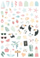 Papírové výseky MODA SCRAP - Tropical Dream