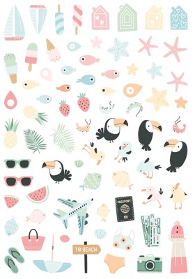 Papírové výseky MODA SCRAP - Tropical Dream