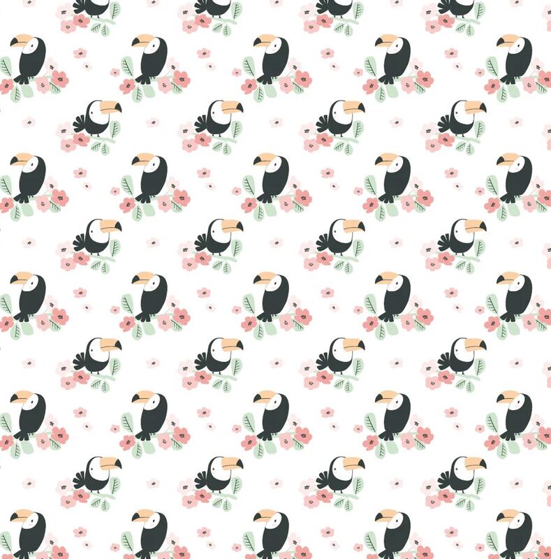 Papíry MODA SCRAP 12x12" - Tropical Dream - sada 12 listů