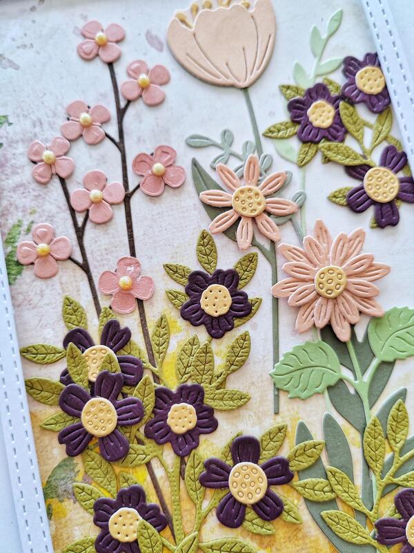 Přání ruční výroba -  Květiny 8