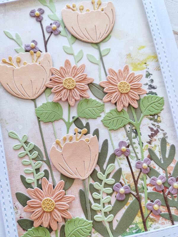 Přání ruční výroba -  Květiny 9