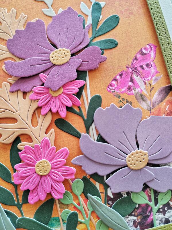 Přání ruční výroba -  Květiny 10