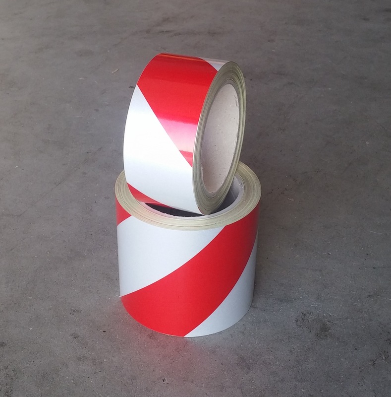 Reflexní páska Duraflex červeno-bílá