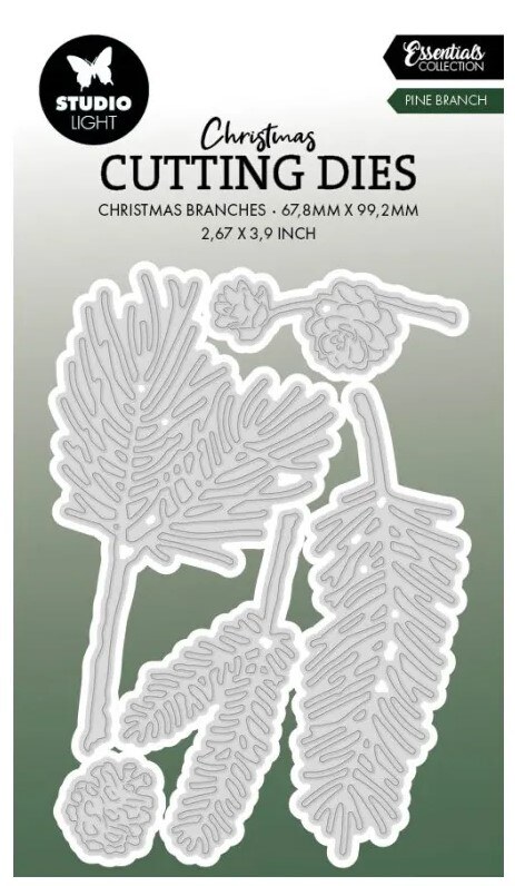 Vyřezávací šablony Studio Light - borovice - sada 5 ks