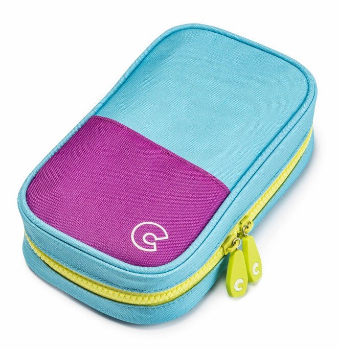 Prostorný penál CARIOCA Roomy modrý - 1 ks