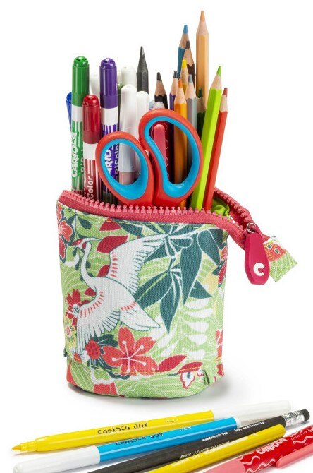 Penál CARIOCA Groovi - květinový - 1 ks