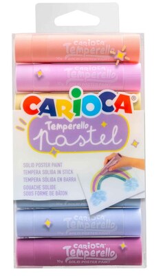 Temperové barvy CARIOCA Pastel - sada 8 ks