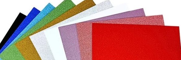 Třpytivé papíry A4 250g