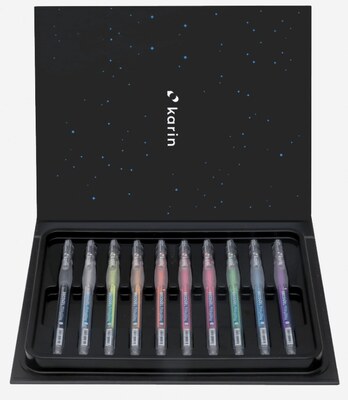 Gelová pera KARIN DecoGel - Milky Way - sada 10 ks