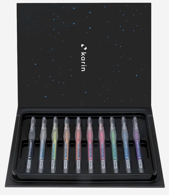 Gelová pera KARIN DecoGel - Milky Way - sada 10 ks