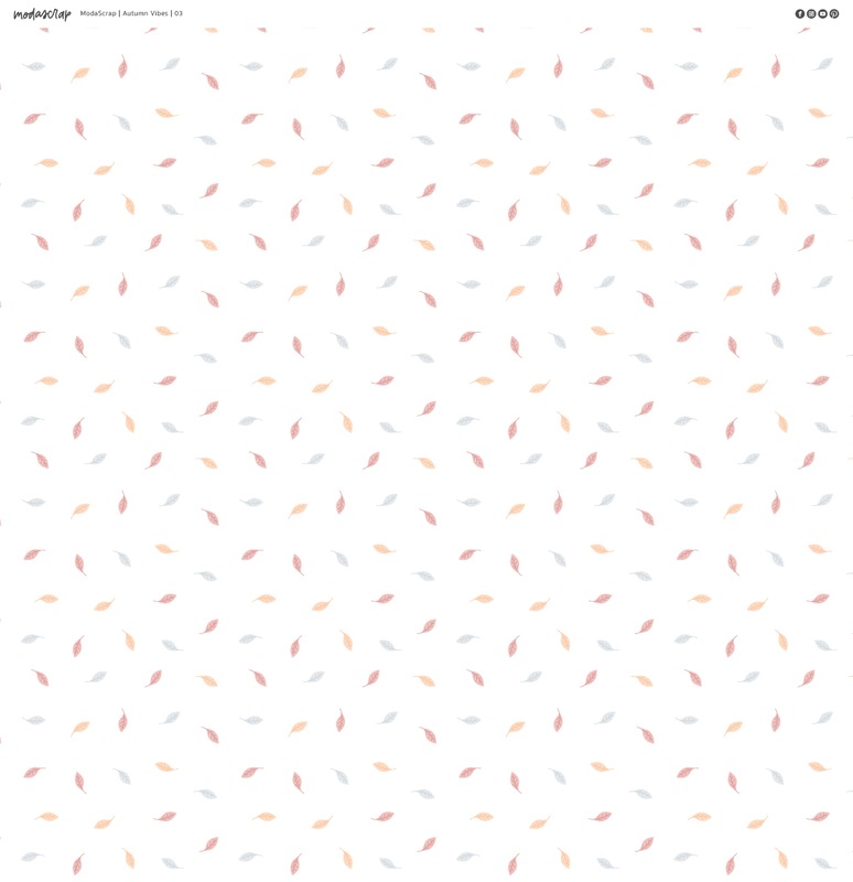 Papíry MODA SCRAP 12x12" - Autumn Vibes - sada 13 listů