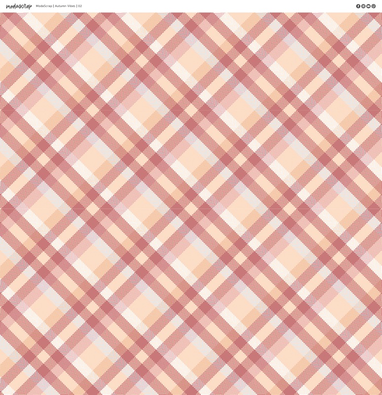 Papíry MODA SCRAP 12x12" - Autumn Vibes - sada 13 listů