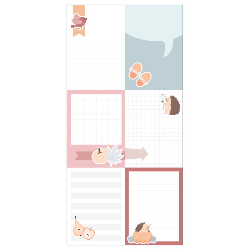 Papíry MODA SCRAP 6x12" - Autumn Vibes - sada 21 listů