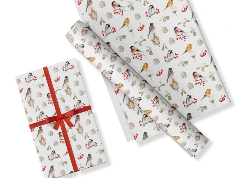 Vánoční balicí papír MANKAI A2 - Zimní krajina - 1 arch