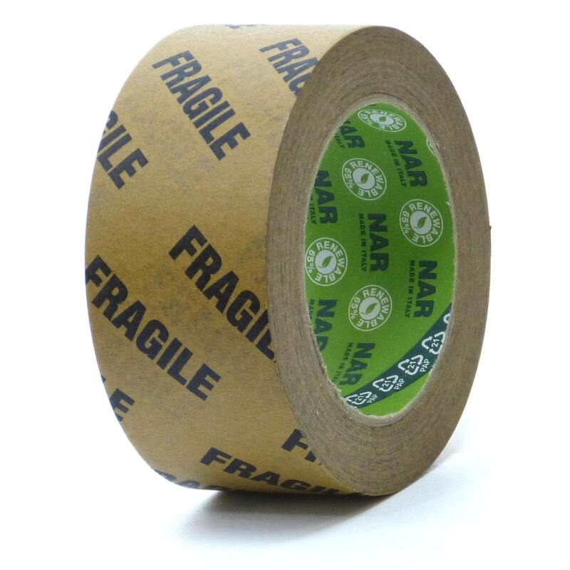 Papírová páska NAR Ecomask - FRAGILE - 50 mm x 50 m