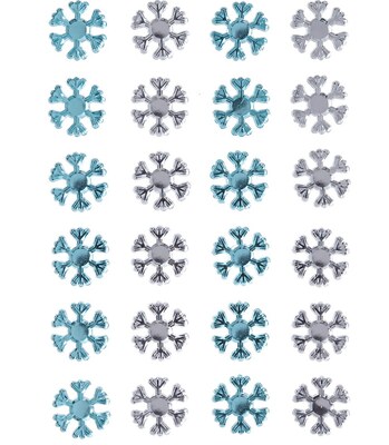 Samolepicí 3D vločky dpCraft - sada 28 ks