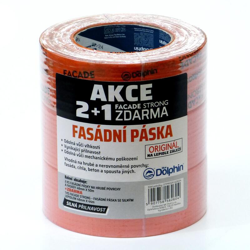 Fasádní pásky Blue Dolphin 2+1 zdarma - 48 mm x 50 m