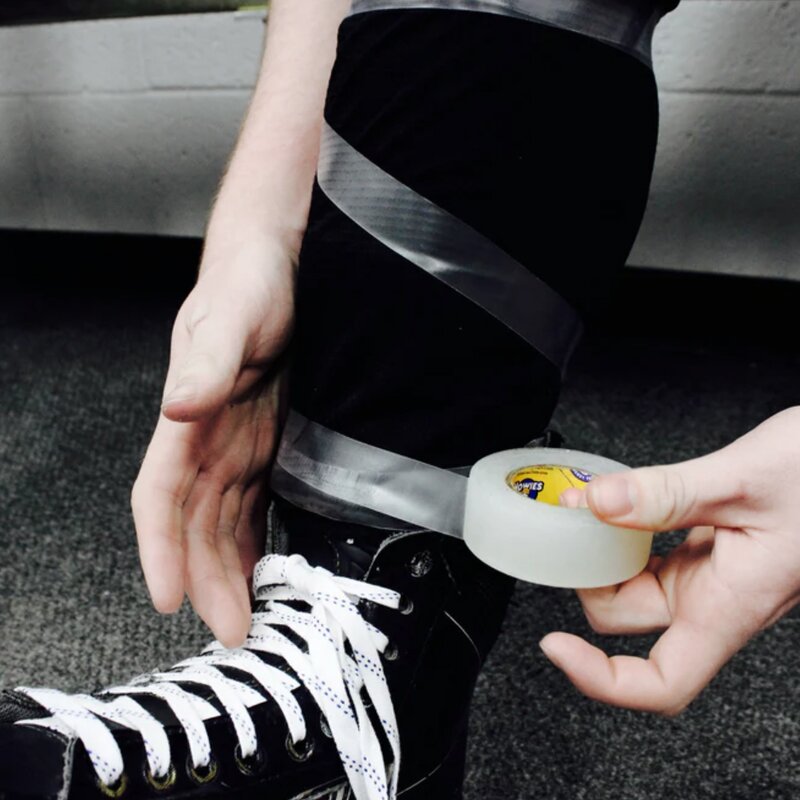 Průtažná hokejová páska na holeně HOWIES - 24 mm x 27 m - průhledná