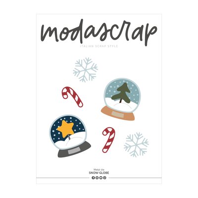 Vyřezávací šablony MODA SCRAP - sněžítka - sada 10 ks Vyřezávací šablony MODA SCRAP - sněžítka - sada 10 ks