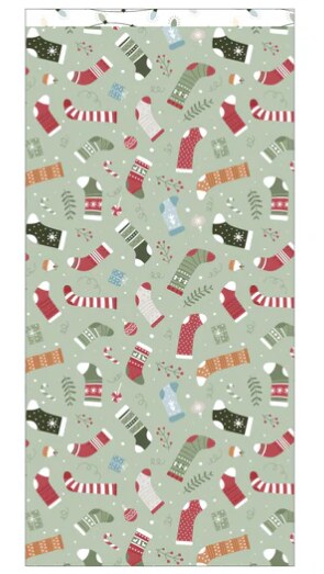 Papíry MODA SCRAP 6x12" - Traditional Christmas - sada 24 listů