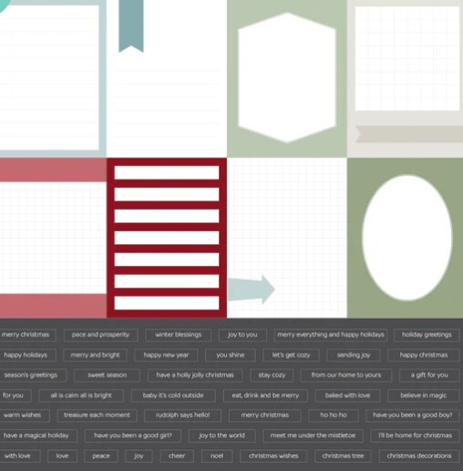 Papíry MODA SCRAP 12x12" - Traditional Christmas - sada 12 listů