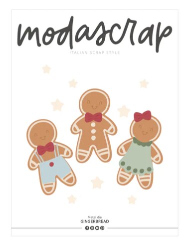 Vyřezávací šablony MODA SCRAP - Perníčky 2 - sada 8 ks