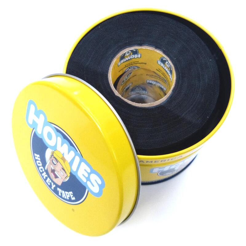 Plechovka + 3 černé hokejové pásky HOWIES - výhodný set