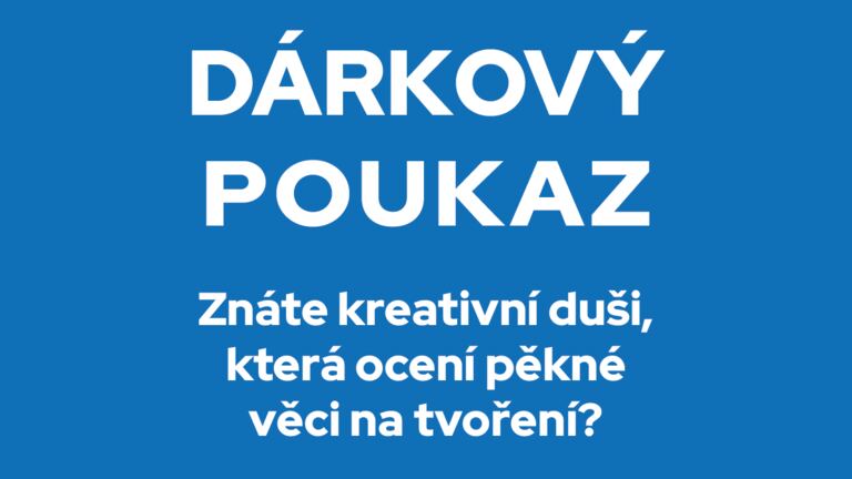 Dárek na na poslední chvíli - dárkový poukaz